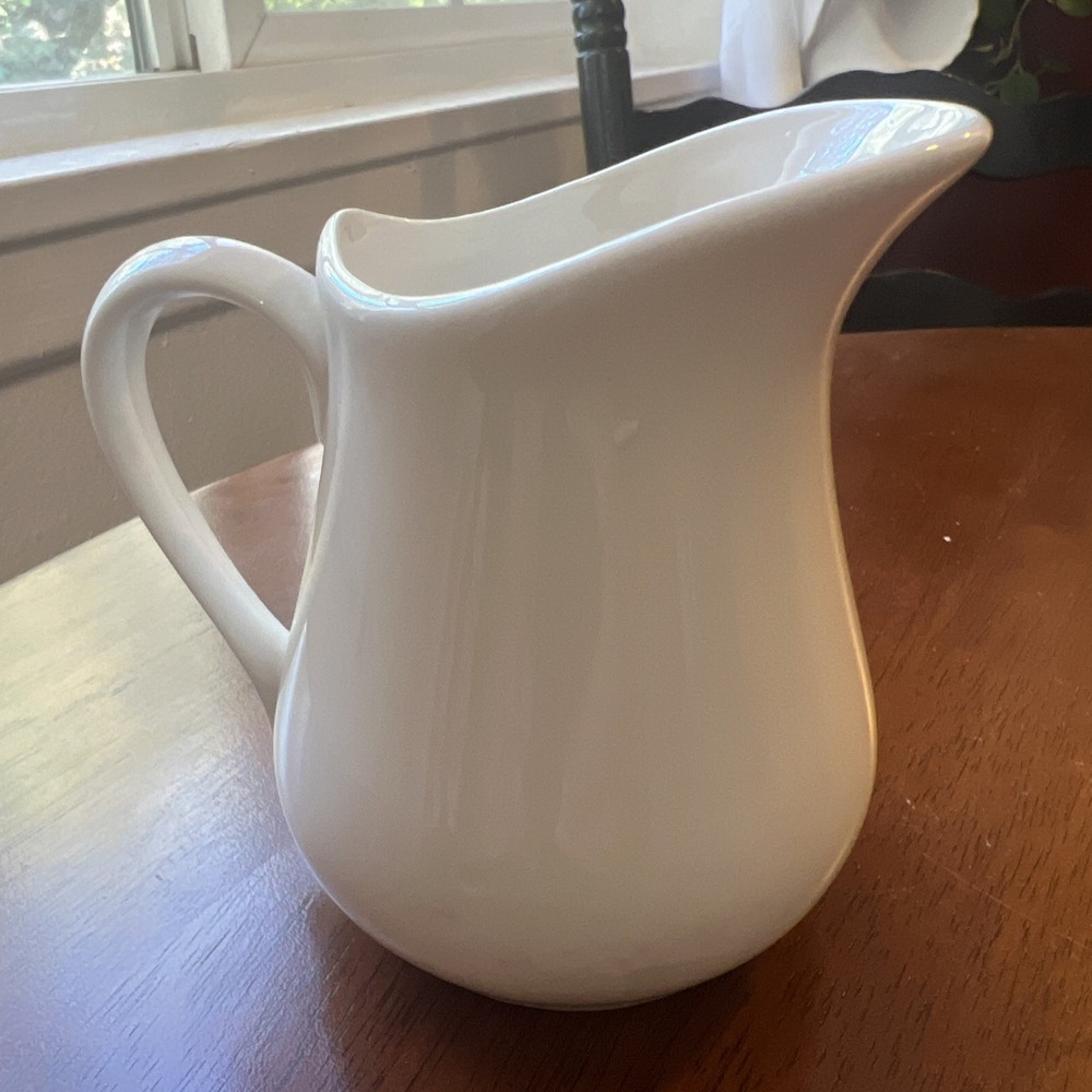 Strawberry Street White 4.5" Pitcher Vintage